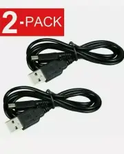 2-Pack USB Charger Power Cable Cord Plug for Nintendo 3DS / DSi / DSi LL / XL