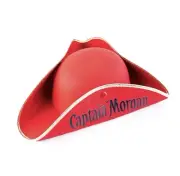 Captain Morgan Rum Pirate Hat And Eyepatch Combo Costume Accessories