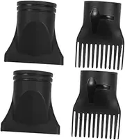 ifundom 4Pcs Hair Dryer Diffuser Attachment Plastic Styling Nozzles for Versatile Hair Styling Lightweight and Portable Blow Dryer Accessories for Home and Salon Use