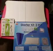 Nintendo Wii Balance Board, Starter Kit 3 in 1 + Wii Fit Plus Game - TESTED