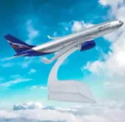 AVIÓN Aeroflot 6.3-inch Russian A330 aircraft solid alloy simulation model