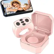 Page Turner Remote - Short Video Controller, Wireless Clicker | Smart Video Application Page Flipper, Hands-Free Remote Device for Phone and Tablet Video Recording, the, Pink, Se référer au descriptif
