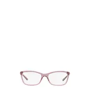 Versace Eyewear Rectangular Frame Glasses 54 White