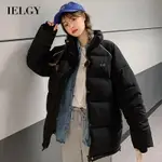 IELGY 女式韓版寬鬆時尚棉襖