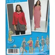 Simplicity Sewing Pattern 2662 Dress Top Pants Misses Size 18W-24W