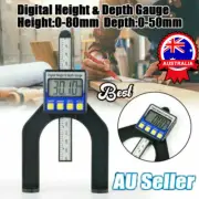 0-80MM MagneticALigital Height Depth Gauge Router Table Measure Wood Work Tool D