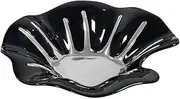 Lotus Leaf Style Decorative Trays Entryway Storage Ornament Key Bowl Lipstick Jewelry Organizer Coin Watches Candy Tray(Black)