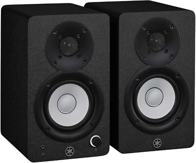 YAMAHA YAMAHA Powered Studio Monitor Speakers Pair Compact Black HS3 New