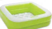 Intex Inflatable 15 Gallon Kids Baby Pool, Green, 33.5" x 33.5" x 9"
