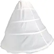 ａ aternee Women Crinoline Underskirt Wedding Petticoat Versatile Costume Accessories Tulle Half Slip 4 Hoop Underskirt for Gown