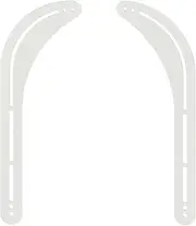 Intec brackets - White Sound bar speaker universal fit bracket suitable for mounting with 32" - 75" TVs
