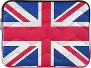 Joitme Tribal Elephant Navy Bag for Work Women, 13-13.3 Inch Laptop Bags for Women, Computer Bag for Women, Great Britain United Kingdom Flag, Large