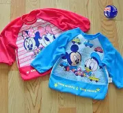 Baby Kid Boy Girl Minnie Mickey Mouse Feeding Bib Apron Art Paint Smock shirts