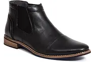 [Deer Stags] Men's Argos Memory Foam Dress Comfort Casual Fashion Cap Toe Chelsea Boot