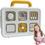 Sensory Boards - Kids Busy Sensory Toys,Learning Fine Motor Skills Travel Activity Board Busy Toys for 1 Year Old Children