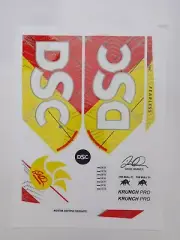NEW 3D DSC KRUNCH PRO THE BULL 31 EMBOSSED CRICKET BAT STICKER