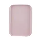 (Pink M Approx. 31x22.5cm)Kitchen Serving Tray Wheat Straw Rectangular Nordic AU