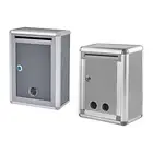 Locking Wall Mounted Mailbox Key Lock Mailbox Rustproof, Outdoor, Vertical,