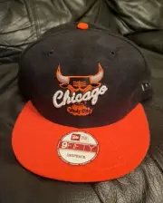 Chicago Bulls New Era 9Fifty INFRARED/BLACK Snapback Hat