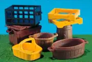PLAYMOBIL 7139 Port Boxes Crates Vintage Sealed In Add-on Bag