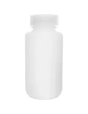 Eisco Labs 250ml Reagent Bottle, Wide Mouth with Screw Cap - HDPE
