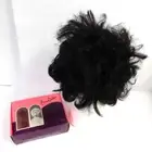 EVA GABOR SHORT CURLY HAIR HAIR CAP WIG, SHEER DELIGHT COLOR 1B, NEVER WORN