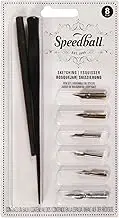 Speedball Sketching Pen Set with 6 Nibs and 2 Holders