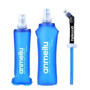 TPU Soft Folding Water Bottles BPAFree Collapsible Flask Lightweight 250/500ml