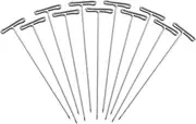 MINAOLULUS 70Pcs Wig T Pins for Crafts and Blocking Convenient Plastic Box Included for Tailors Seamstresses Jewelry Display and Knitting Projects