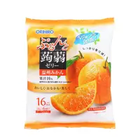 在飛比找蝦皮商城優惠-ORIHIRO 袋裝蒟蒻果凍-橘子風味 6入【Donki日本