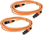 KOMBIUDA 2pcs XLR Balanced Audio Cable Male to Female for Microphones and Equipment Reliable Connection for Sound Transmission Live Performances and Home Audio Systems