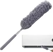 Telescopic Duster - Retractable Dust Brush Cleaner, Flexible Bendable Cleaning Duster, Reusable Cobweb and Ceiling Duster with Ergonomic Telescoping for Car, Furniture