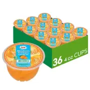 Dole Fruit Bowls Mandarin Oranges in 100% Juice Snacks 4oz 36 Total Cups Glut...
