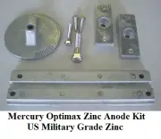 Mercury Optimax Verado 4 Zinc Anode Kit Outboard w/ Hardware