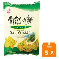 在飛比找樂天市場購物網優惠-中祥 自然之顏 紫菜蘇打餅乾(袋裝) 280g (5入)/箱