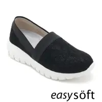 在飛比找momo購物網優惠-【Easy Spirit】CHARLA 蕾絲拼接休閒鞋(黑色