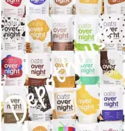 33 Bags Of Oats Overnight Oatmeal - Select Your Flavors Or Variety Pack - New!