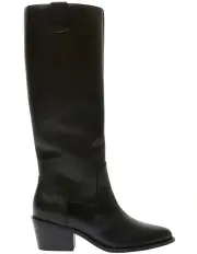 [Sandler] Justice Leather Boots in Black