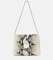 [Khaite] Khaite Bobbi snake-effect leather shoulder bag One Size white