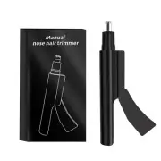 Nose Hair Trimmer for Men and Women - Manual Nose, Ear & Nose Hair Clippers f...