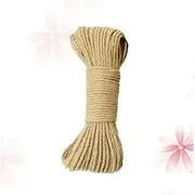 Yardenfun Craft String Natural Thick Jute Rope 30m Length 8mm Diameter DIY Christmas Jute Rope for Arts Crafts