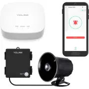 Hub and Outdoor Security Siren & Smart Alarm Controller Kit - Loud 110 dB, Wi...