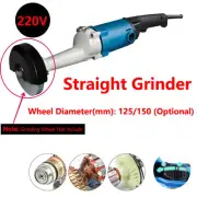 220V 125/150mm Mini Electric Handheld Straight Grinder Knife Grinding Machine