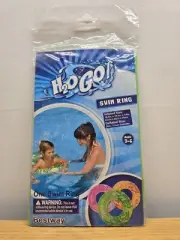 H20 GO! Bestway Novelty Green Swim Ring Ages 3-6