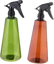 Mipcase 2Pcs Mini Water Sprayer Portable Plastic Spray Bottle for Plants Gardening and Cleaning Transparent Durable Safe Design