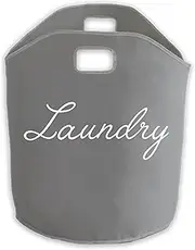 Extra Large Laundry Bag with Handles – 68x56x45cm Lightweight Water-Repellent Polyester- Foldable Storage Solution for Dirty and Clean Clothes, Textiles – Durable, Easy to Carry
