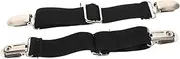 FELTECHELECTR Adjustable Boot Straps Trousers Leg Fastener Elastic Pant Stirrups Clips for Jeans Multi-use for Outdoor Activities