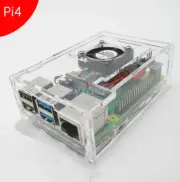 New Case Cooling Fan Kit for Raspberry Pi 4 Model B w/ Heat sink