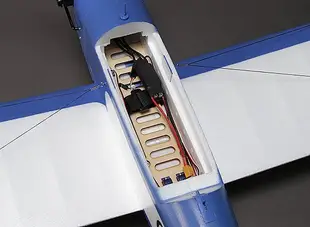 《TS同心模型》 HOBBY KING 1400mm FLY BABY飛行寶貝粽黃色(藍白色+150) 像真機 PNP版