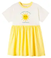 [Mini Rodini] Mini Rodini Printed cotton dress Y 10/11 yellow